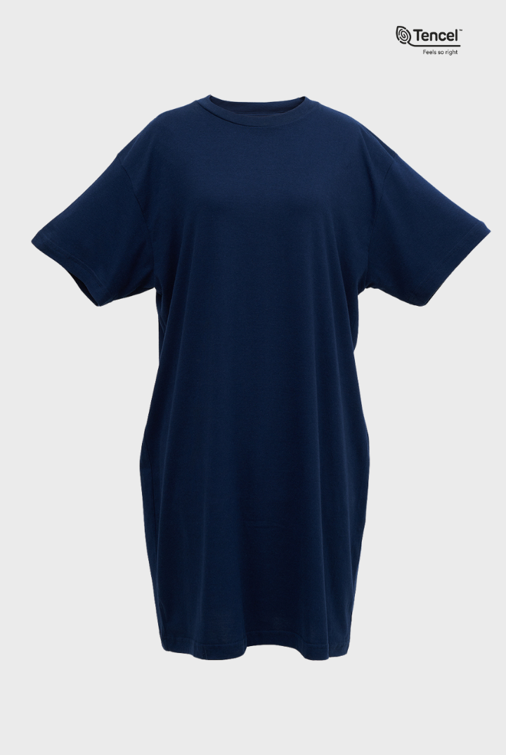 Maro T-Shirt Dress in Navy