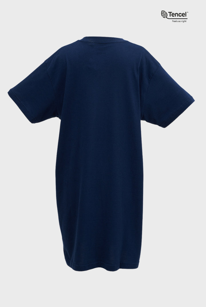 Maro T-Shirt Dress in Navy
