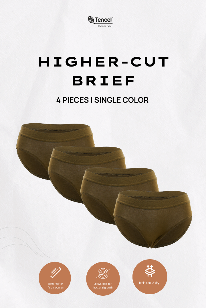 Lobi Tencel Panty 4 Packs in Dark Olive