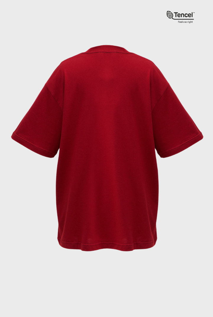 Bajo Unisex T-shirt in Ruby Red