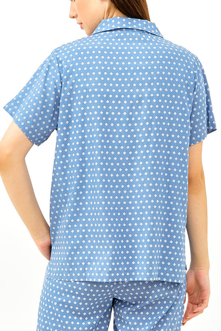 Dali Unisex Relax Top in Sky Bijou