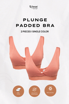 Kemala Plunge Padded Bra 2 Packs