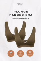 Kemala Plunge Padded Bra 2 Packs