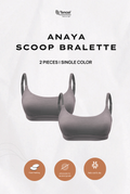 Anaya Scoop Padded Tencel Bralette 2 Packs