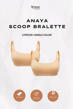 Anaya Scoop Padded Tencel Bralette 2 Packs