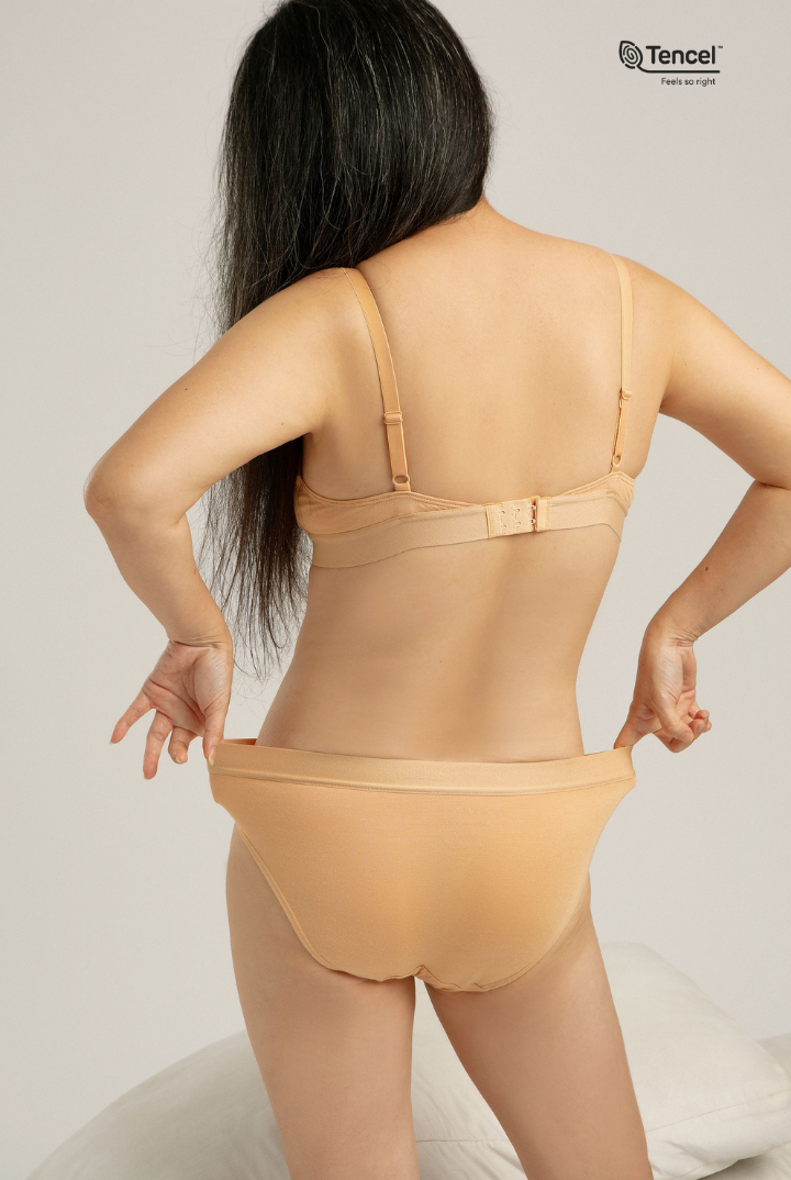 Padma Removable Padded Tencel Triangle Bra 2 Packs in Mix Color 2