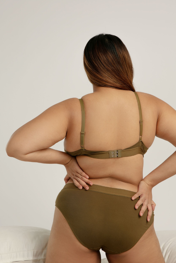 Padma Removable Padded Tencel Triangle Bra 2 Packs in Mix Color 2