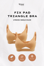 Padma Padded Tencel Triangle Bra 2 Packs