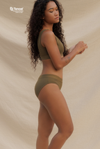 Lobi Tencel Panty 4 Packs in Dark Olive