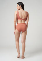 Tara High Waist Brief Panty 4 Packs in Mix Color
