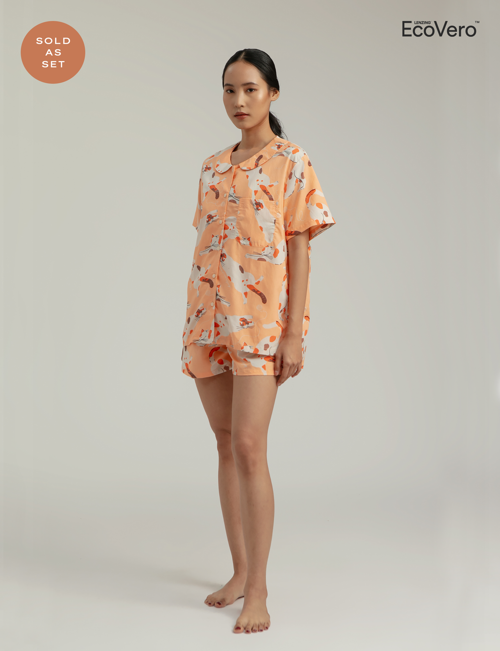 Eboni Set in Peach Gembul