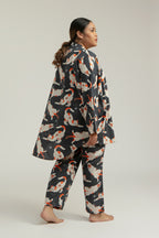 Prau Long Sleeve Pajama Top in Grey Gembul