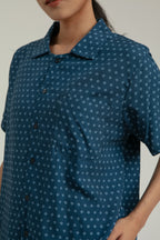 Dali Unisex Relax Top in Navy Bijou