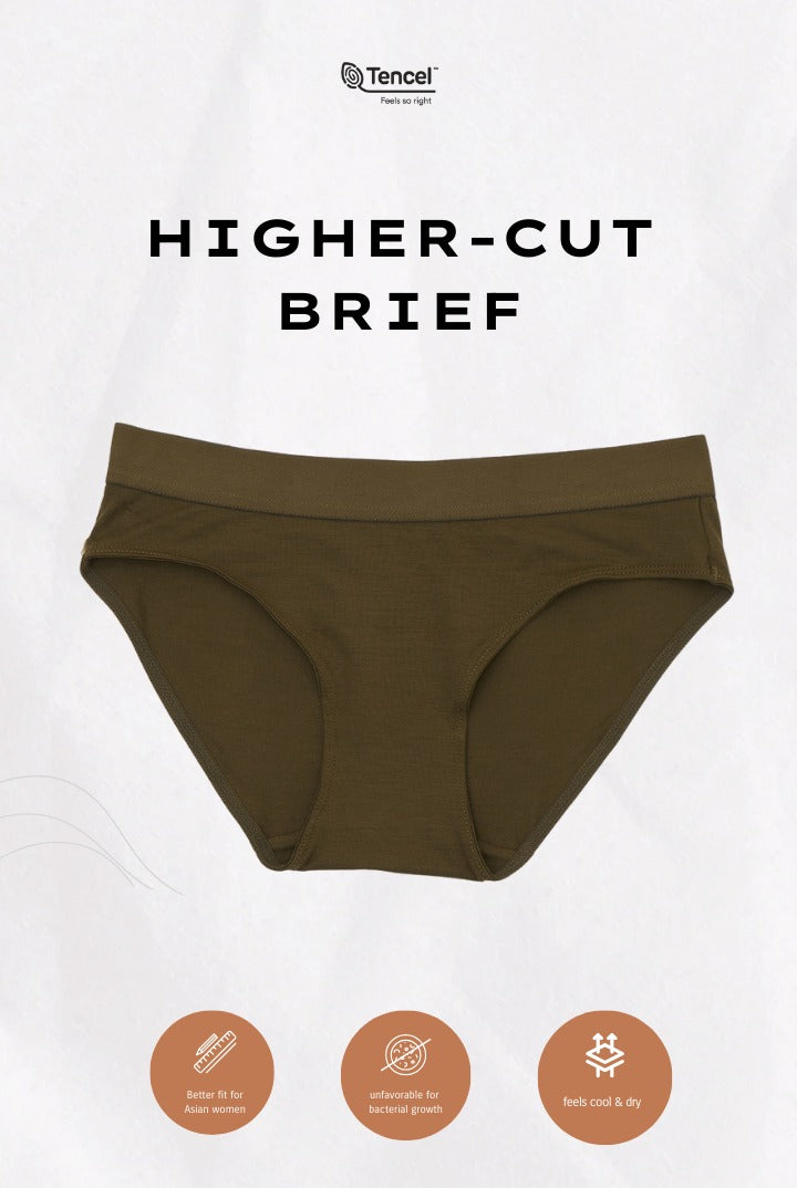 Lobi Tencel Panty in Dark Olive