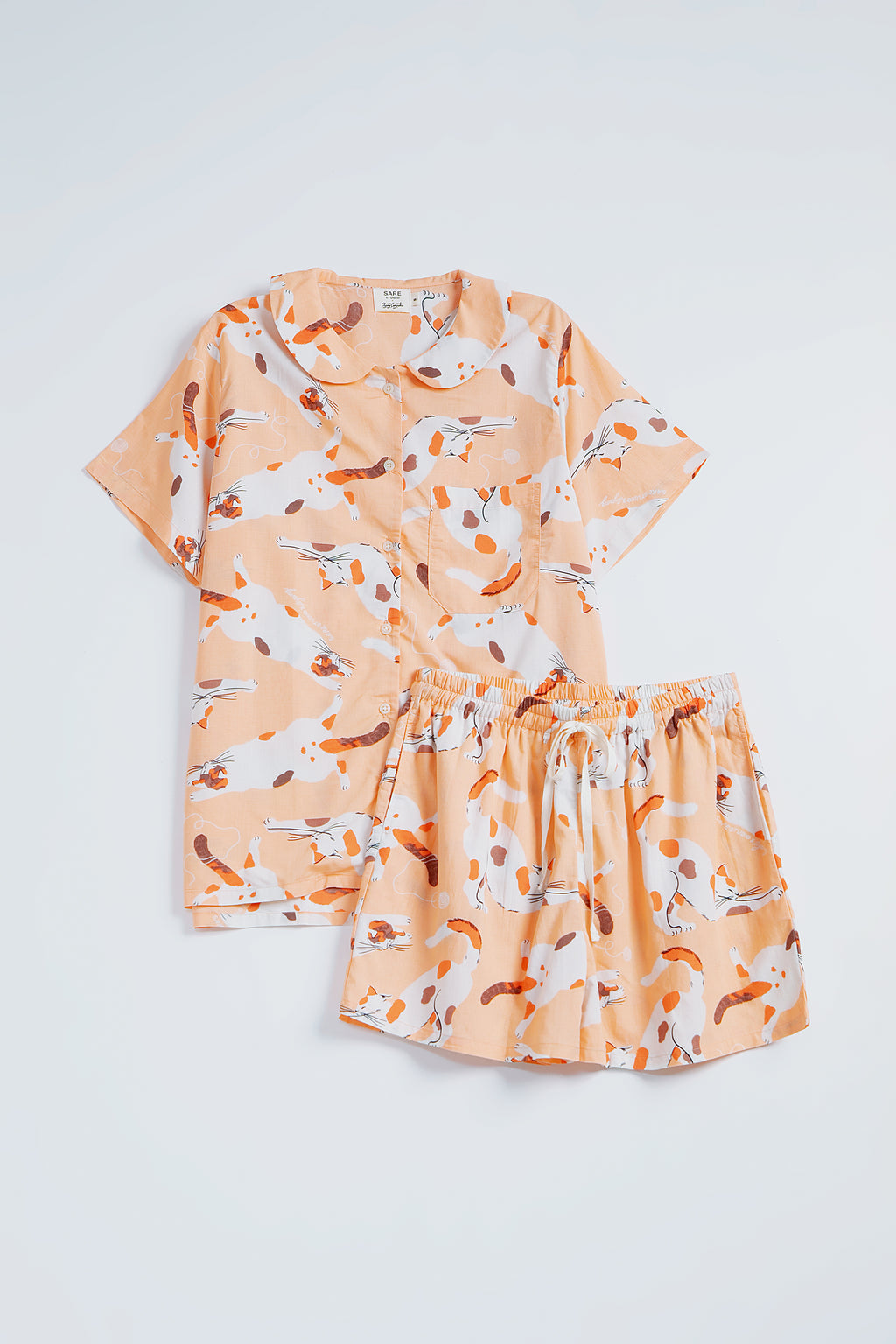 Eboni Set in Peach Gembul