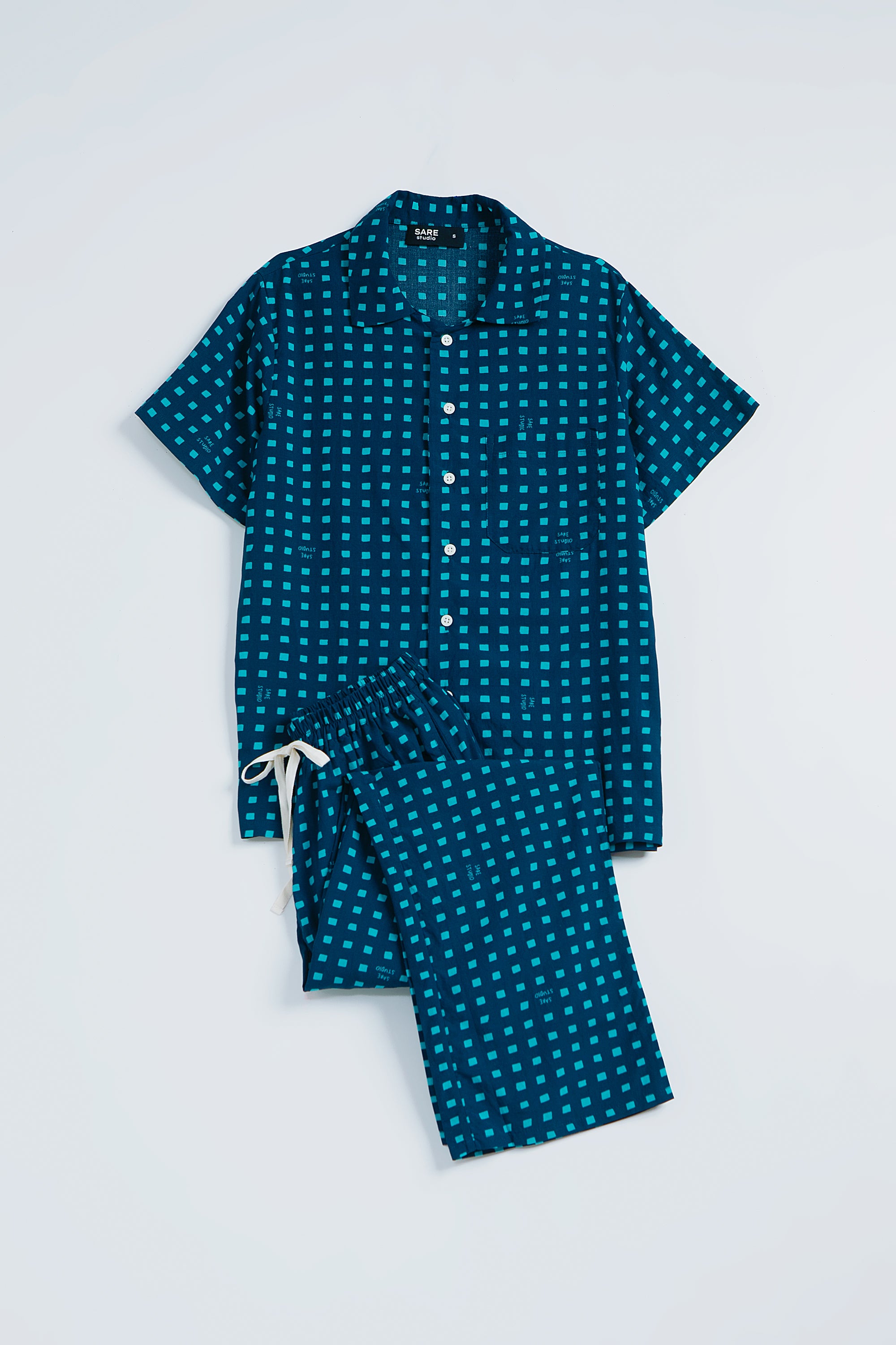 Kasturi Pajama Set in Tosca Dadu