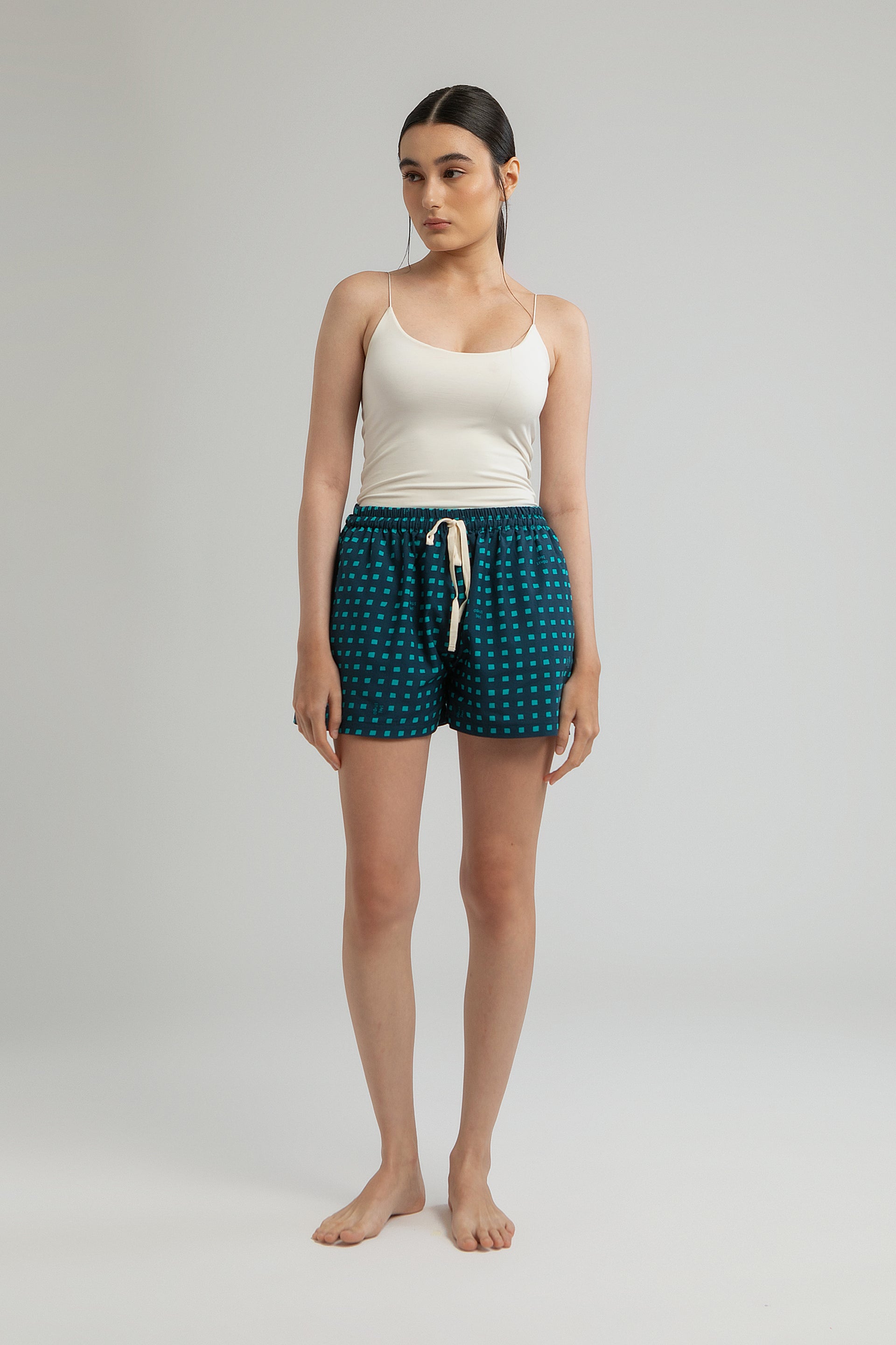 Mariri Pajama Shorts in Tosca Dadu