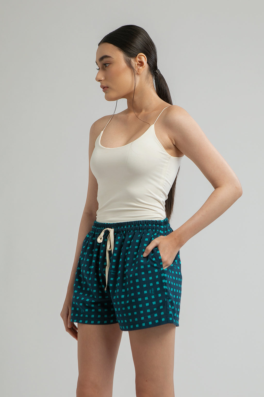 Mariri Pajama Shorts in Tosca Dadu