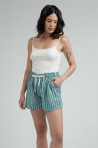 Manggis Pajama Set in Ocean Salur