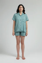 Manggis Pajama Set in Ocean Salur