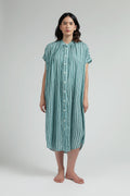 Obi Loose Dress in Ocean Salur