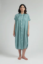 Obi Loose Dress in Ocean Salur