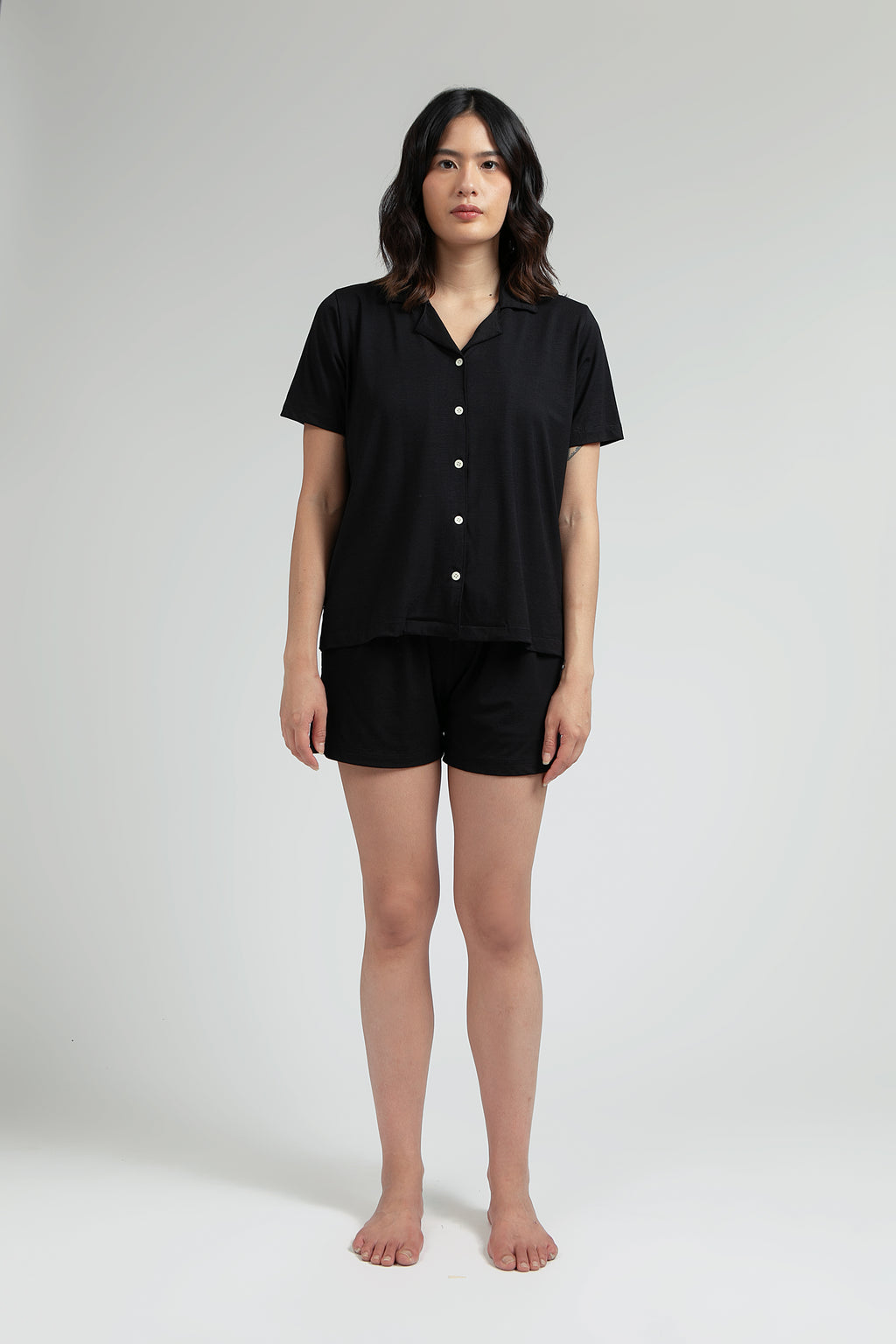 Puri Women Pajama Set in Black