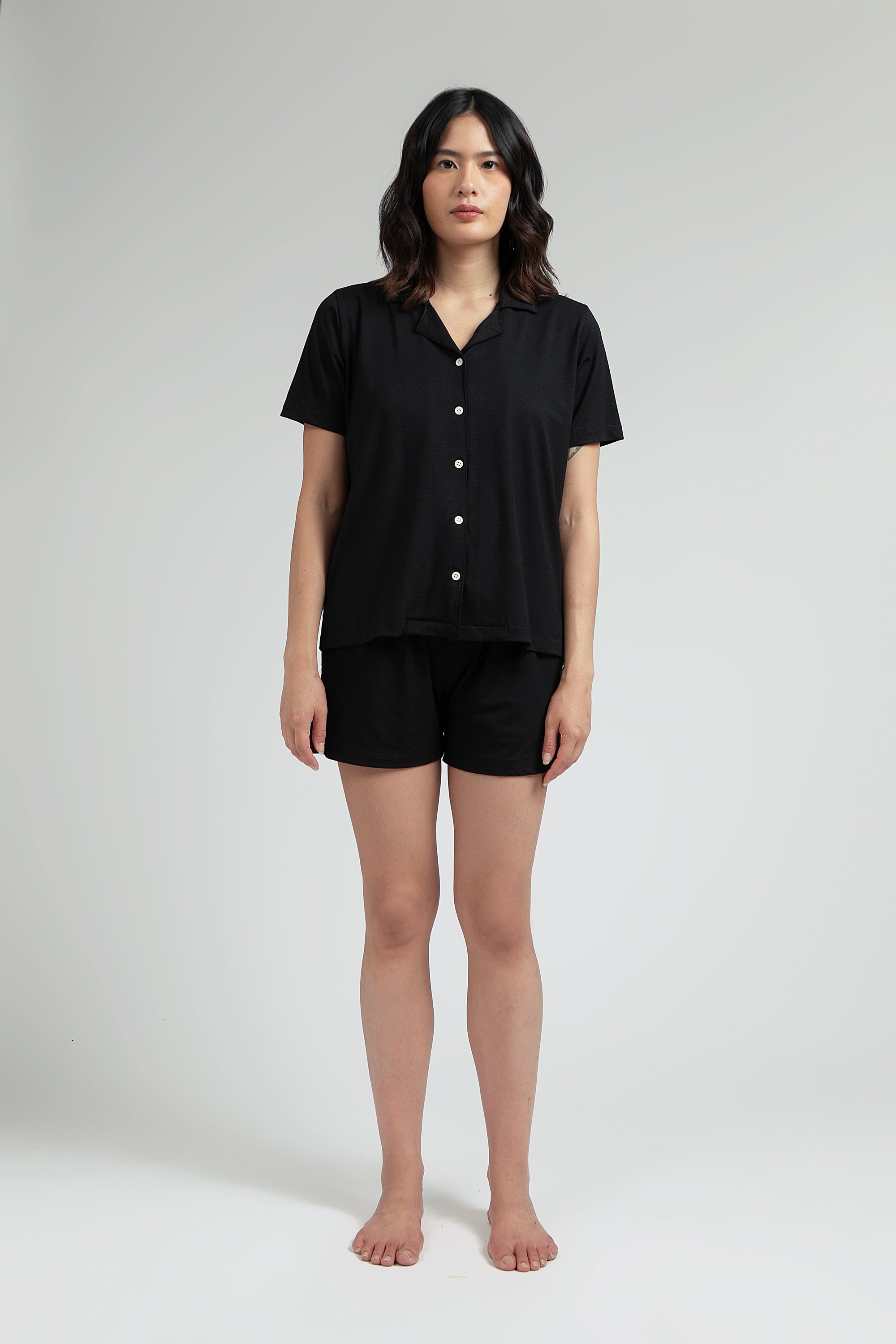 Puri Women Pajama Set in Black