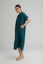 Obi Loose Dress in Tosca Dadu
