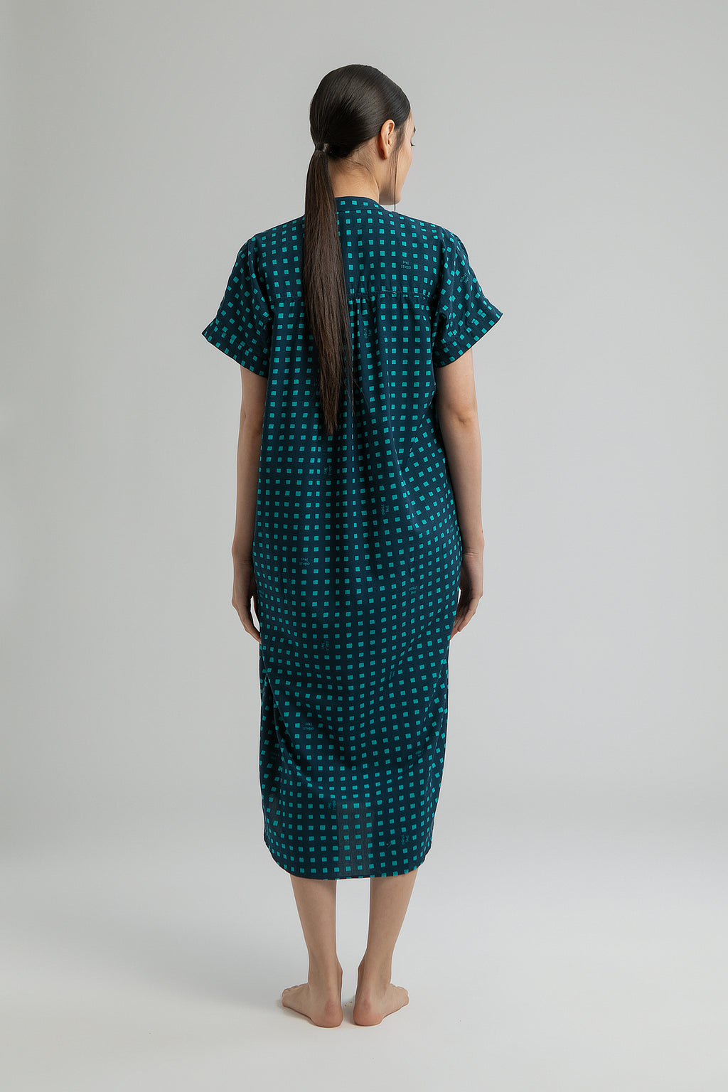 Obi Loose Dress in Tosca Dadu