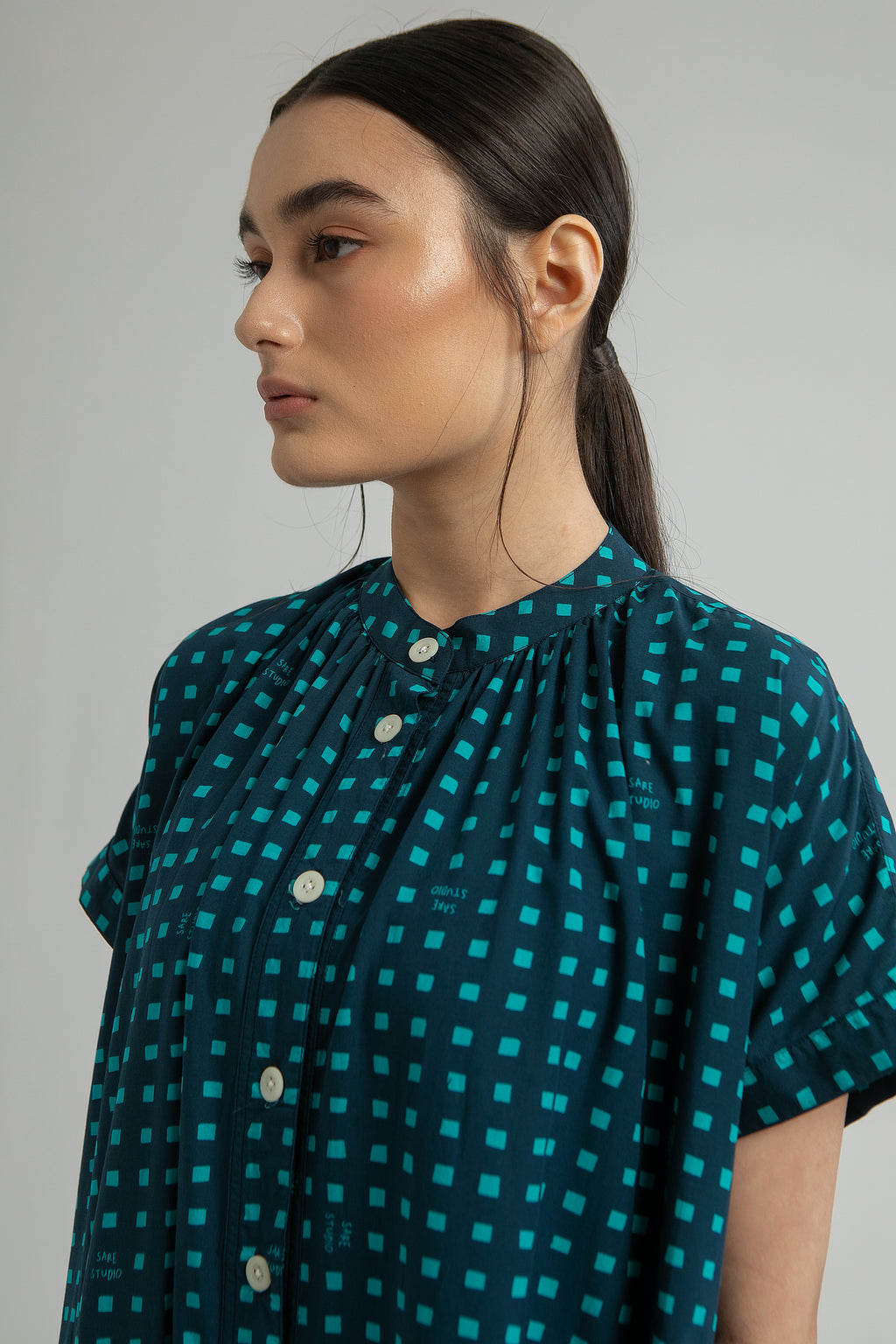 Obi Loose Dress in Tosca Dadu