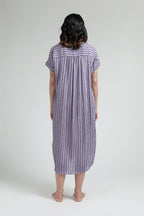 Obi Loose Dress in Lilac Salur