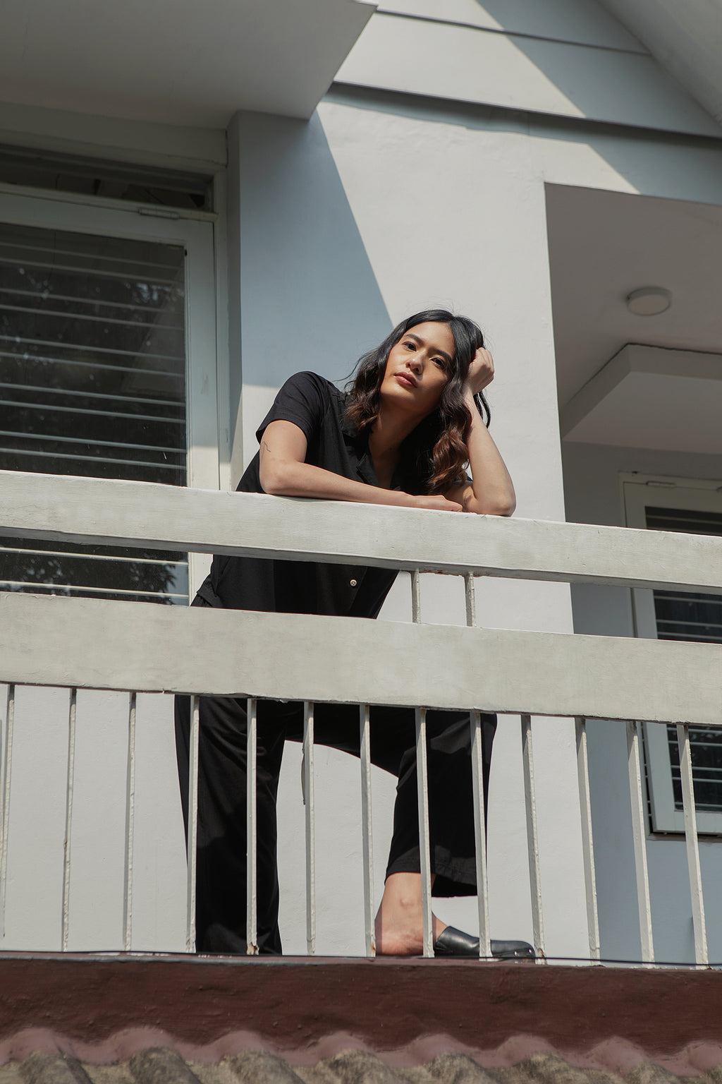 Subi Women Pajama Set in Black