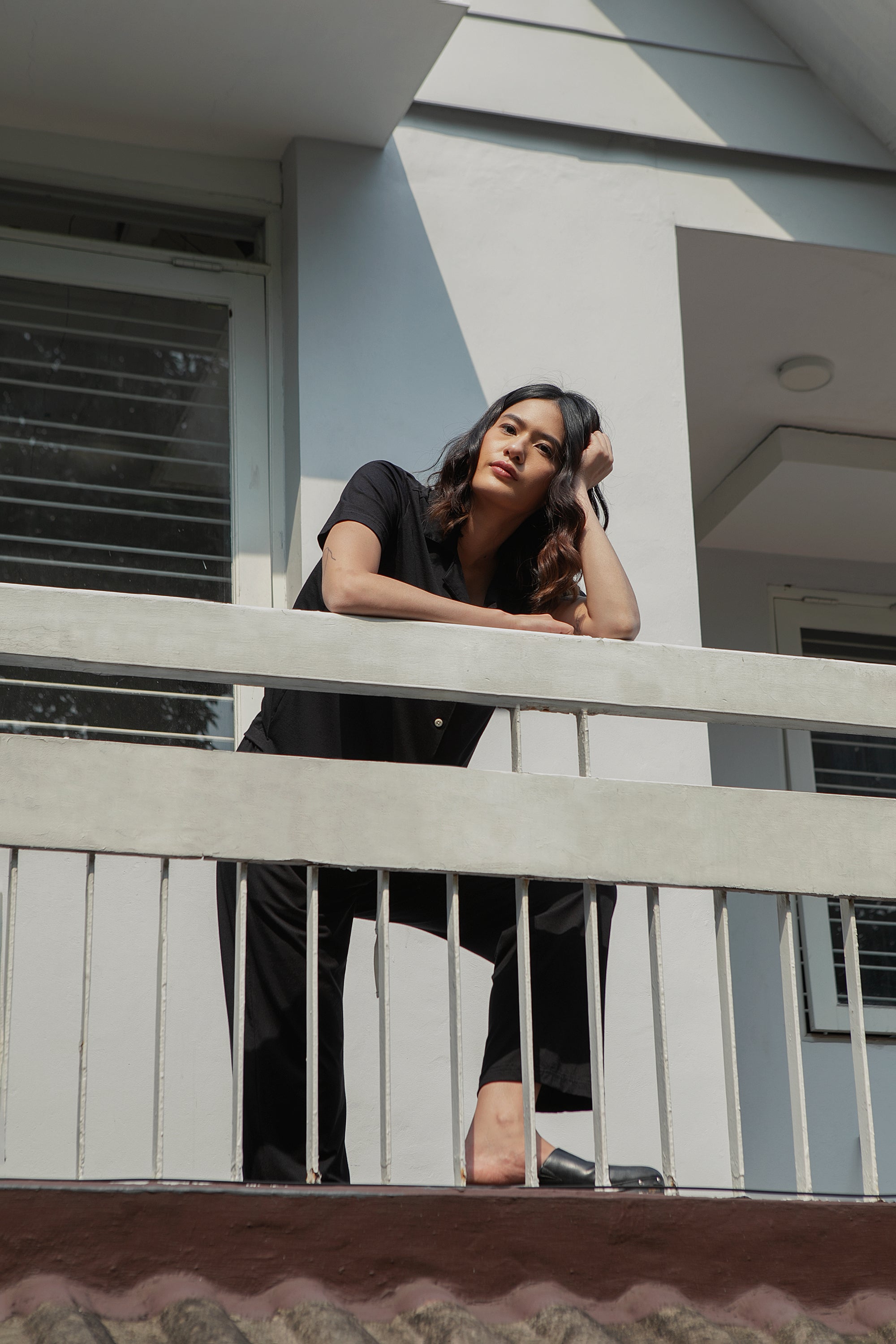 Subi Women Pajama Set in Black