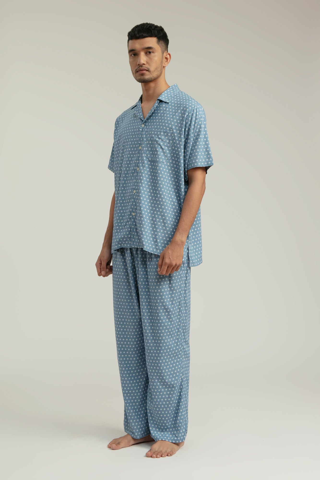 Kasturi Unisex Set in Sky Bijou