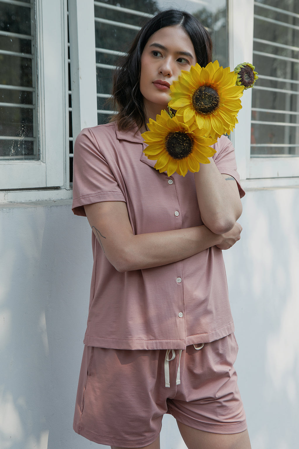 Puri Women Pajama Set in Blush