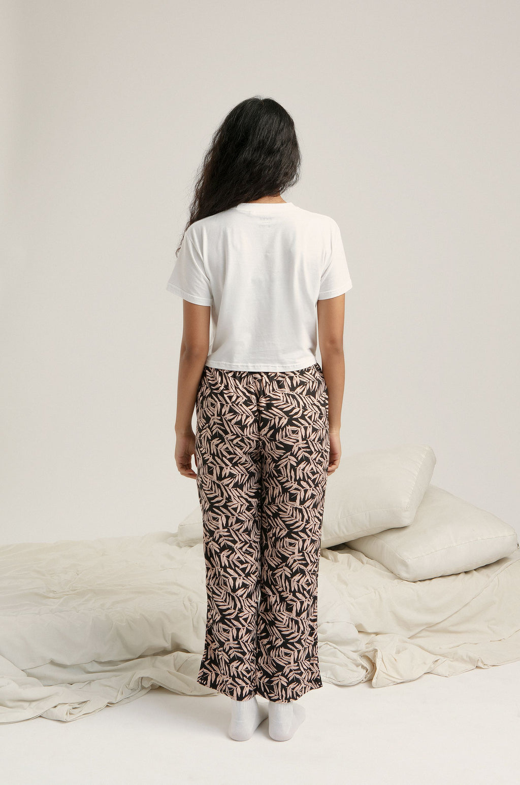 Baia Cropped T-shirt in White