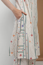 Harau Sleeveless Tunic in Bone Bajamba