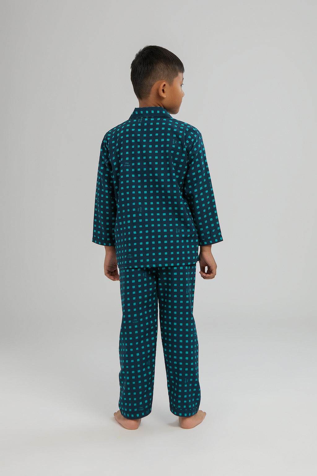 Praya Parigi Kids Long Sleeve Set in Tosca Dadu