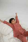 Praya Parigi Kids Long Sleeve Set in Rosewood Dadu