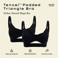 Padma Padded Tencel Triangle Bra 2 Packs