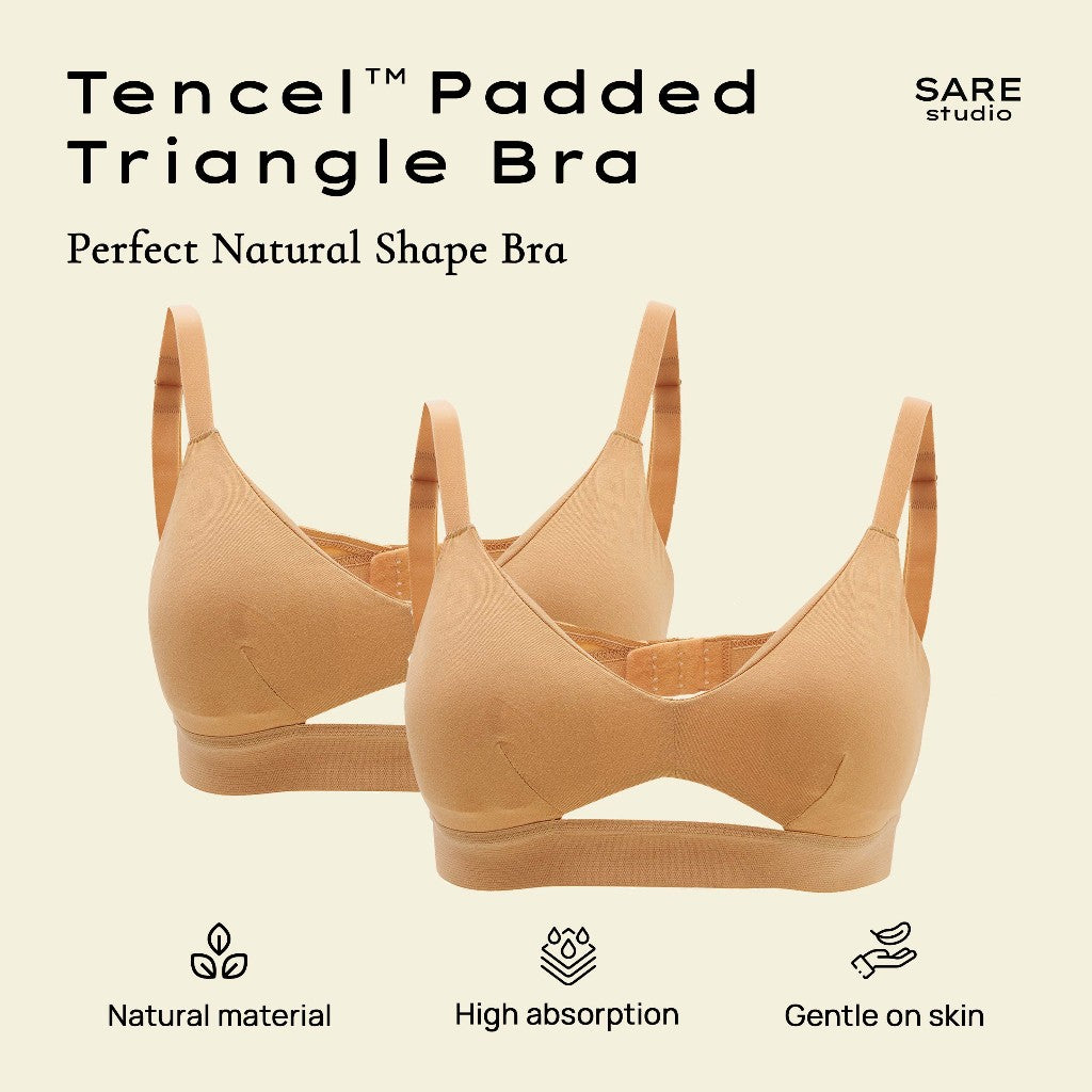 Padma Padded Tencel Triangle Bra 2 Packs