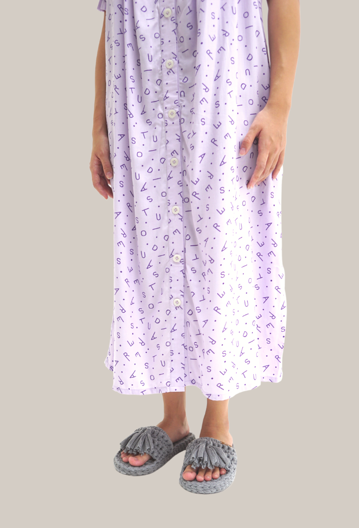 Heera Home Slipper in Light Grey