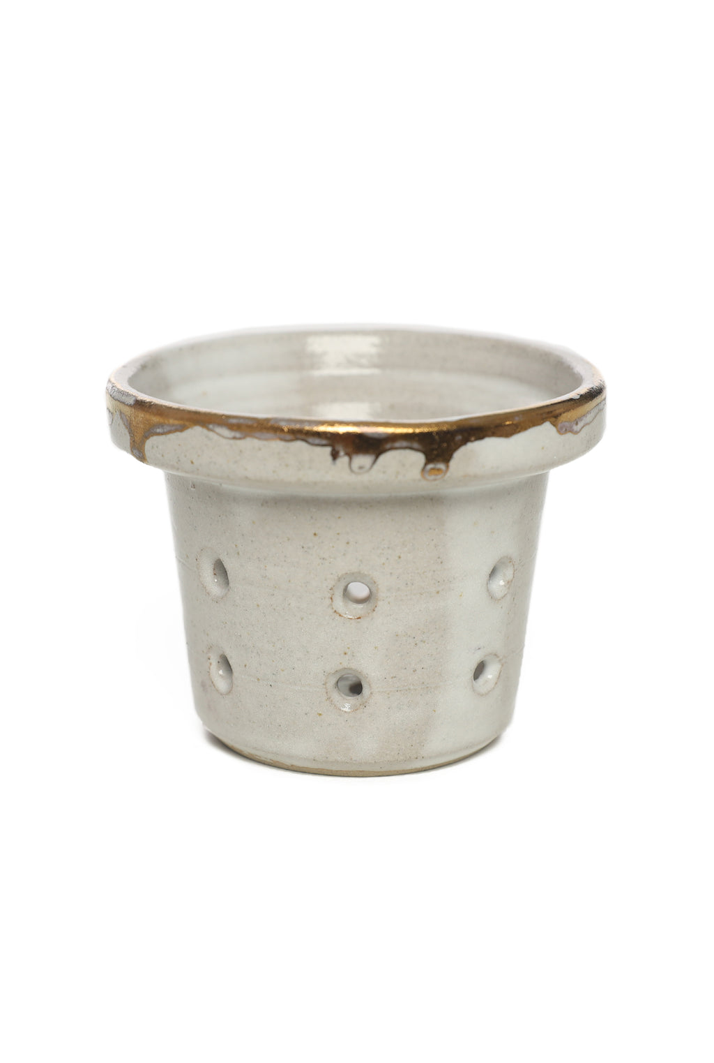 Kumai 24K Gold Luster Tea Mug with Strainer and Lid