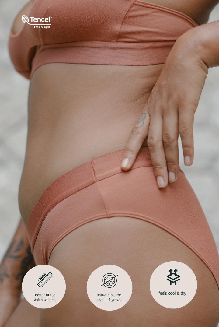 Lobi Tencel Panty in Rosewood