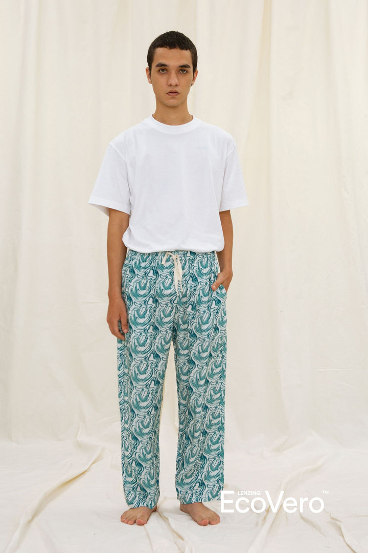 Parigi Men Pajama Pants in Wave