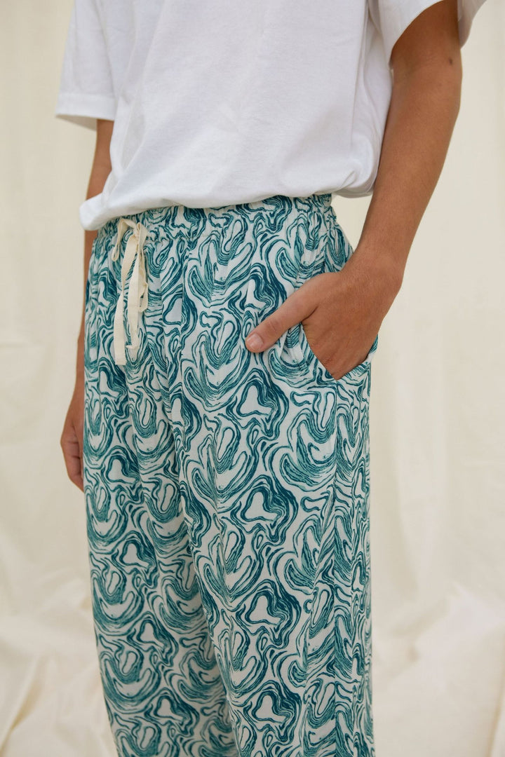 Parigi Men Pajama Pants in Wave