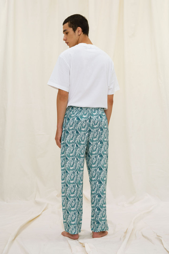 Parigi Men Pajama Pants in Wave