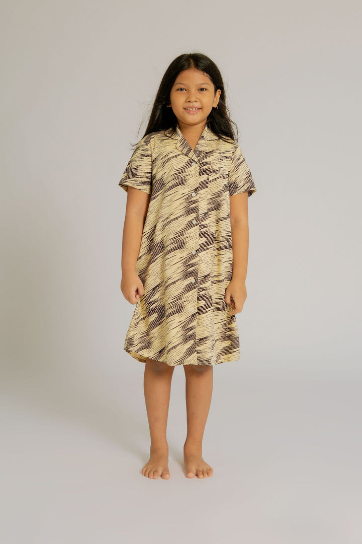 Maje Kids Pajama Nightdress in Zebra