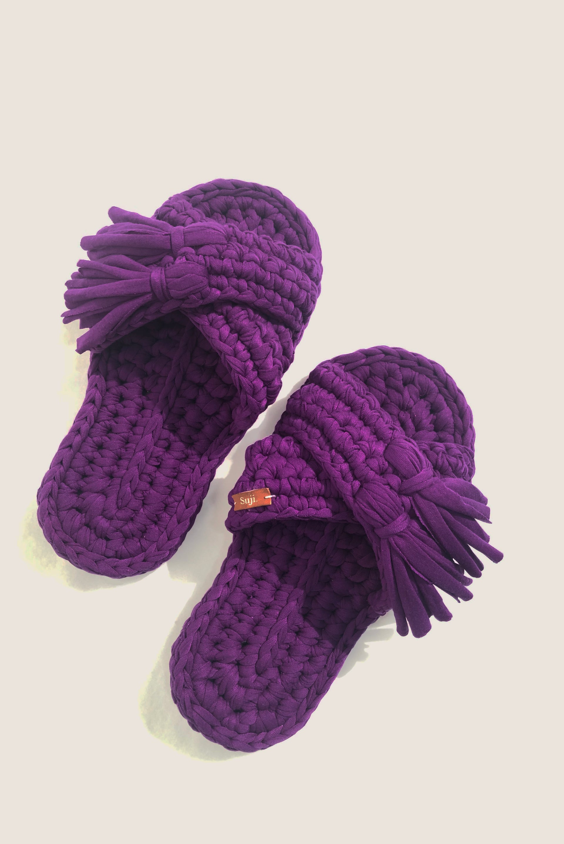 Faleesha Home Slipper in Dark Purple